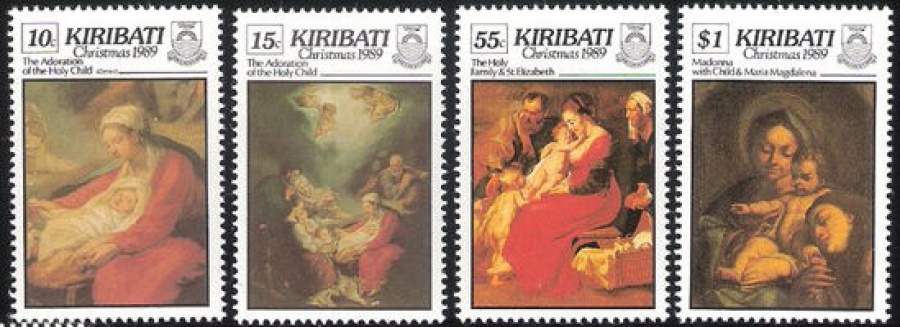 Почтовая марка Живопись. Кирибати. Михель № 536-539