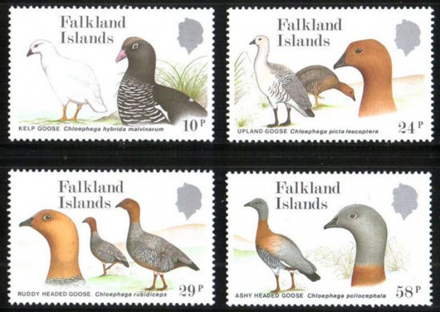 Почтовая марка Фауна. Фолклендские острова. Михель № 480-483