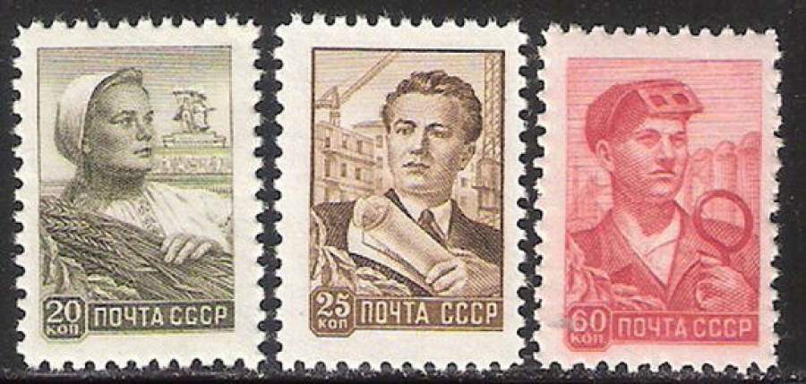 Почтовая марка СССР 1958 г Загорский № 2132-2134 стандарт**