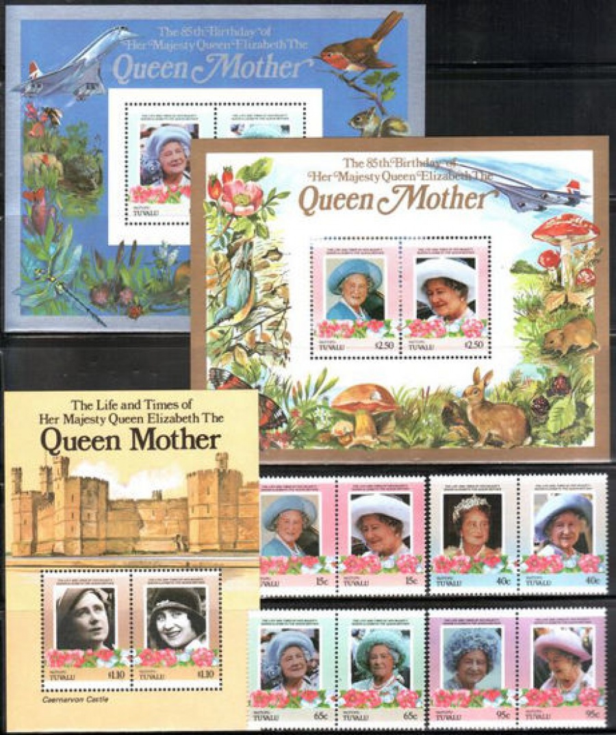 Почтовая марка Королевская семья. Тувалу (VAITUPU). Михель № 61-68, Блок № 1-3