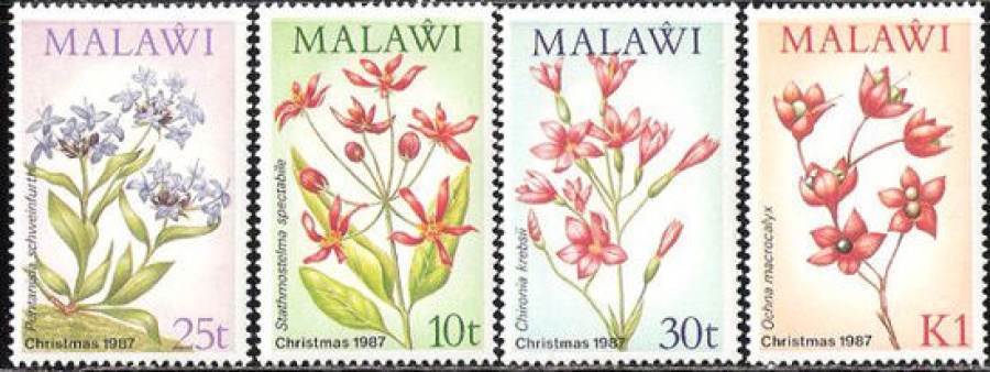 Почтовая марка Флора. Малави. Михель № 489-492