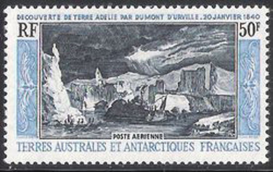Почтовая марка Французские территории в Антарктике. Михель № 31