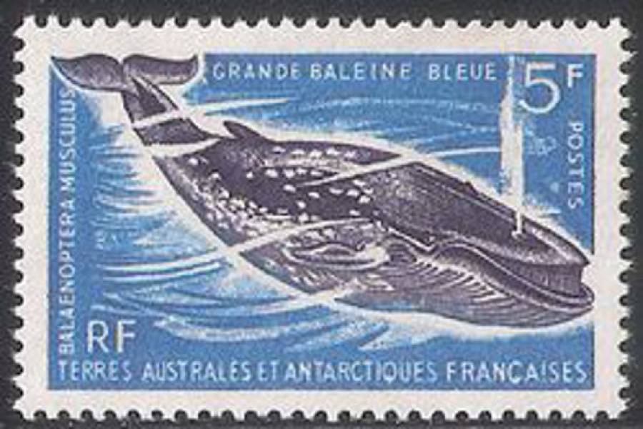 Почтовая марка Французские территории в Антарктике. Михель № 36