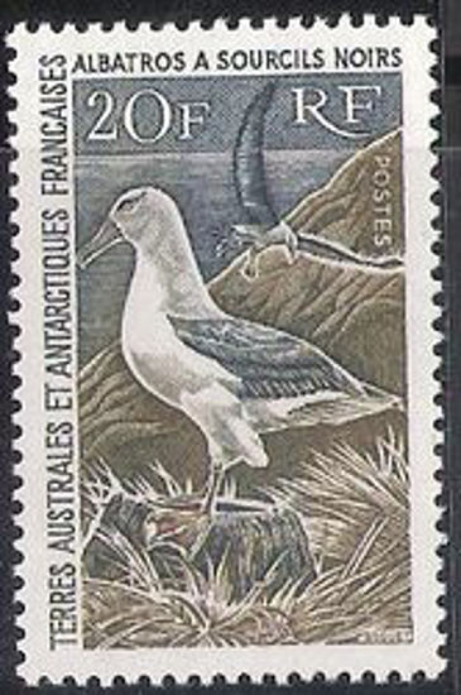 Почтовая марка Французские территории в Антарктике. Михель № 41