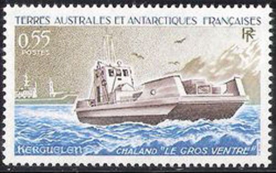 Почтовая марка Французские территории в Антарктике. Михель № 169