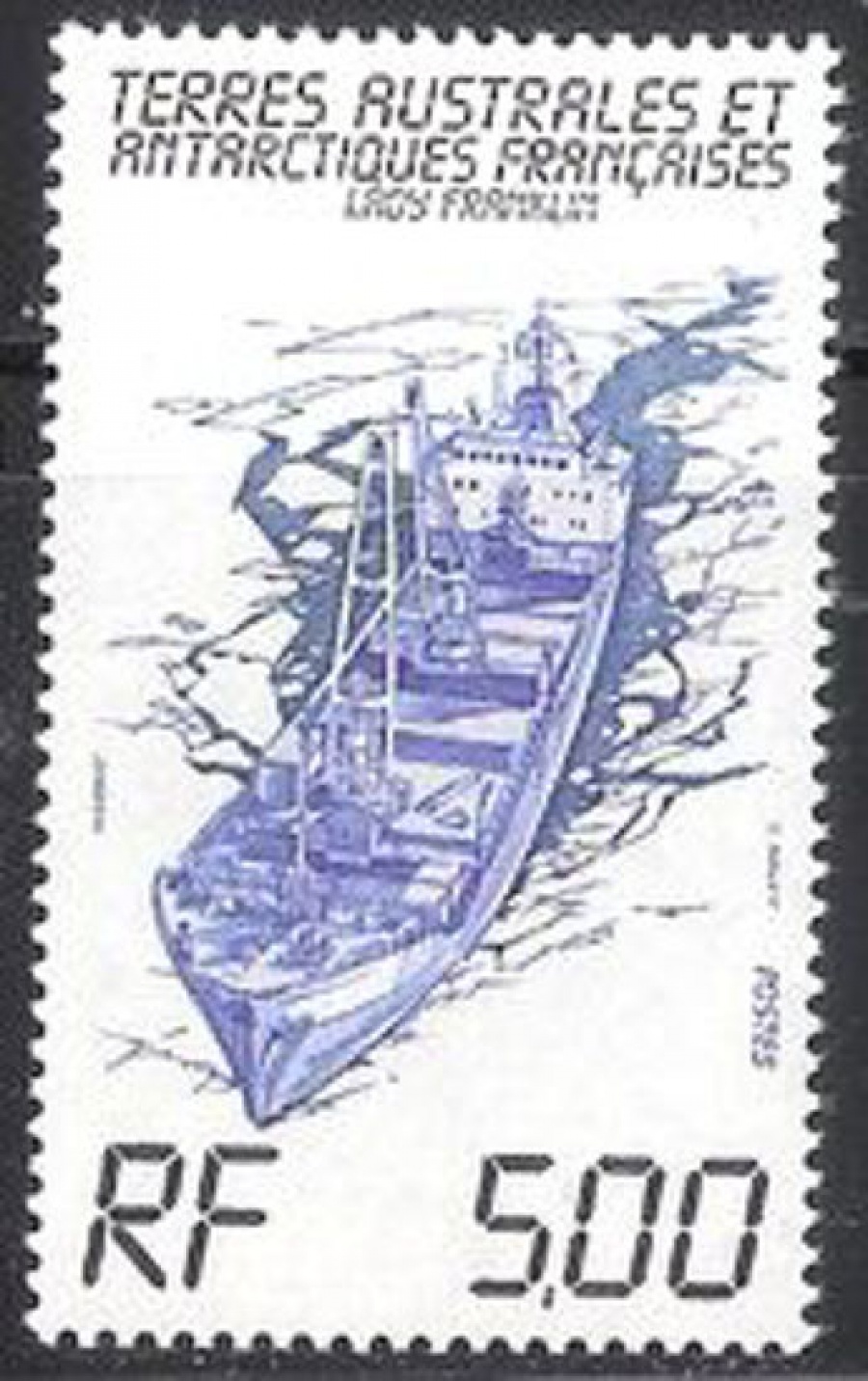 Почтовая марка Французские территории в Антарктике. Михель № 181