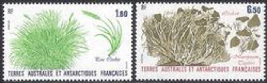 Почтовая марка Французские территории в Антарктике. Михель № 223-224