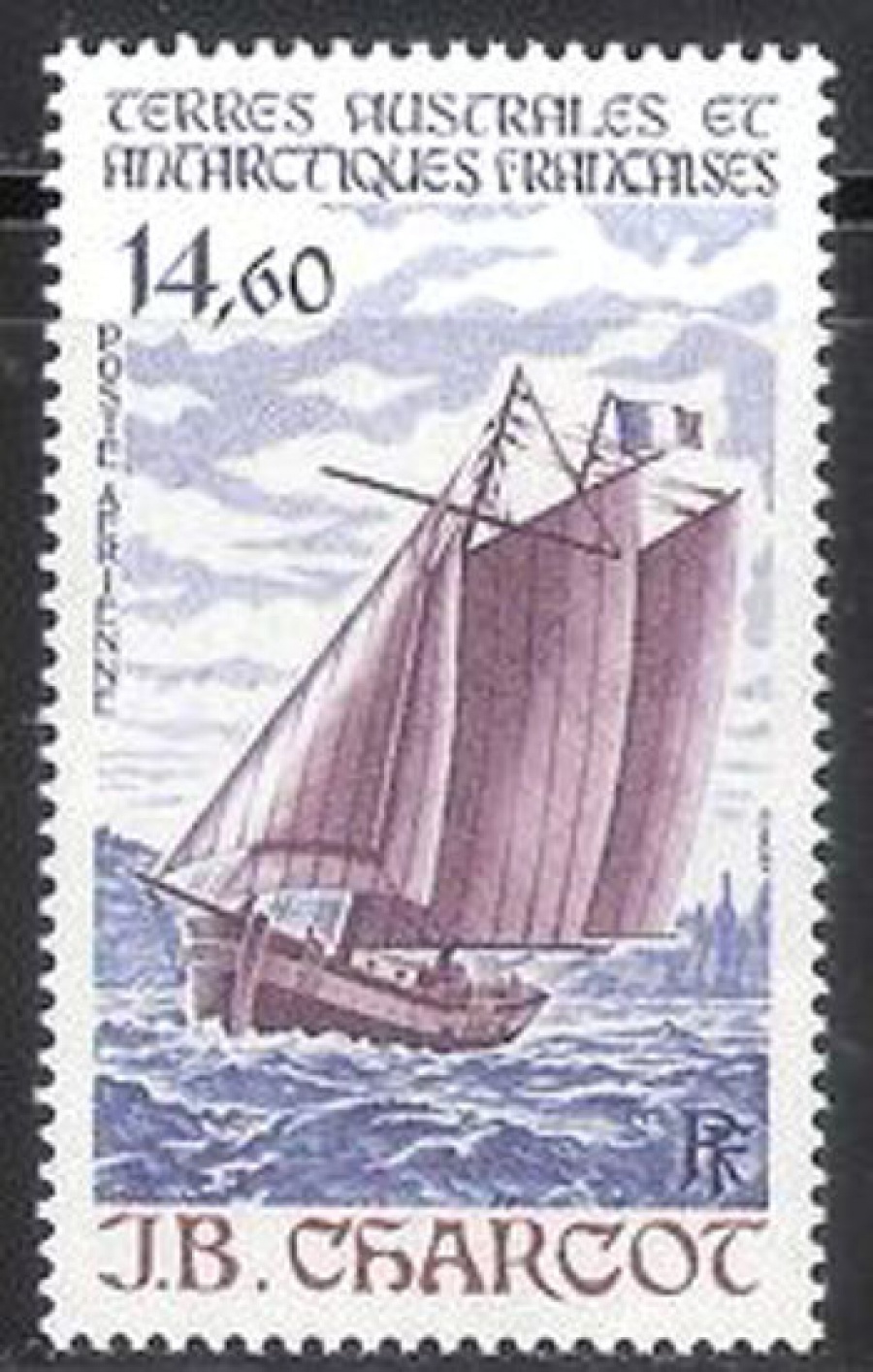 Почтовая марка Французские территории в Антарктике. Михель № 228