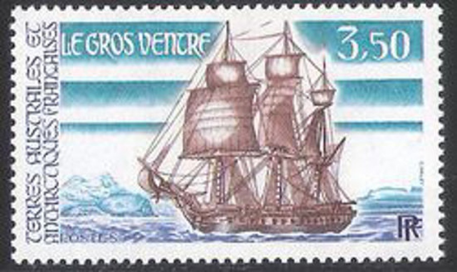 Почтовая марка Французские территории в Антарктике. Михель № 236