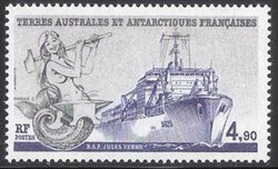 Почтовая марка Французские территории в Антарктике. Михель № 239