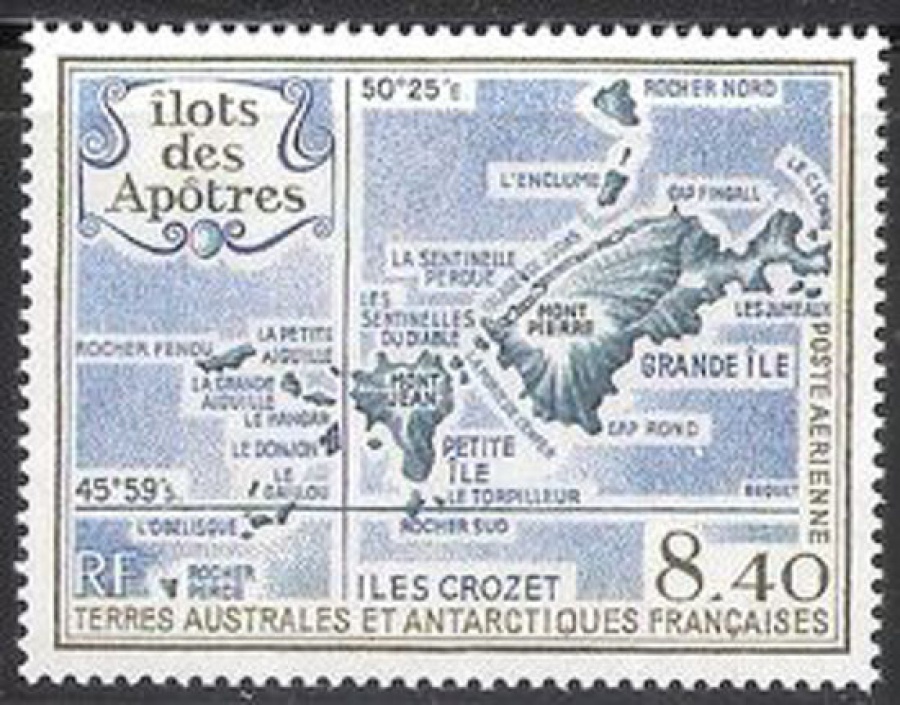 Почтовая марка Французские территории в Антарктике. Михель № 244