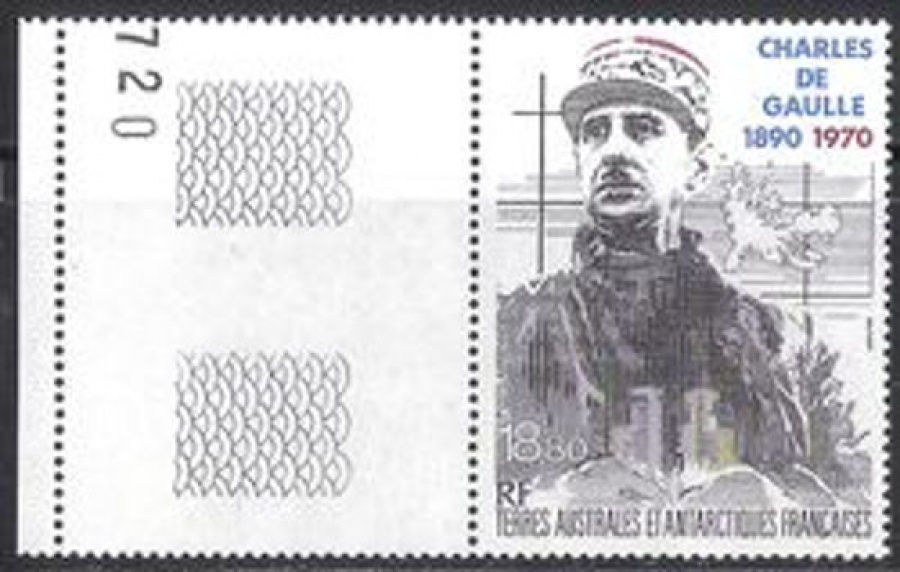 Почтовая марка Французские территории в Антарктике. Михель № 282
