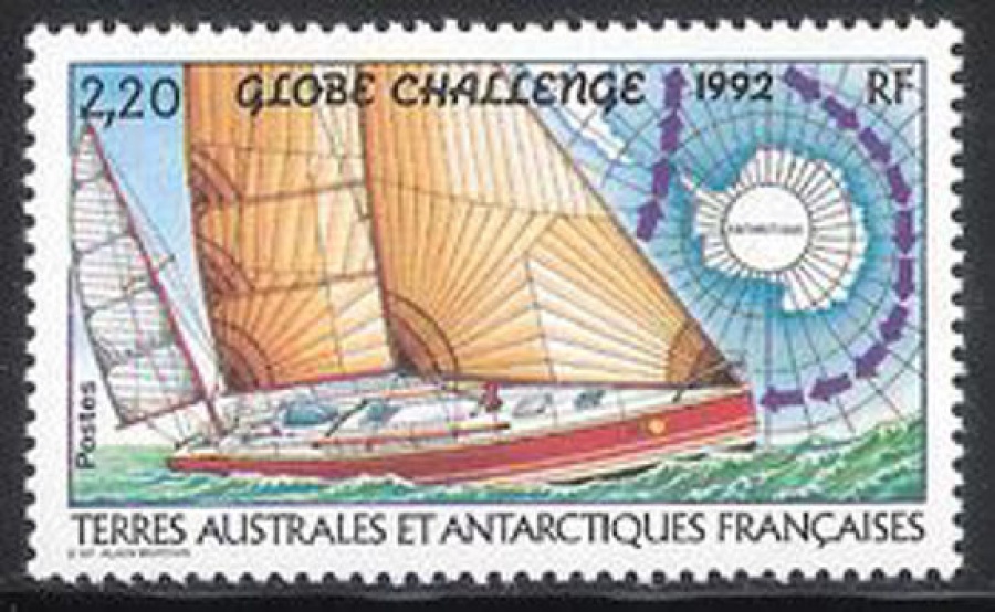 Почтовая марка Французские территории в Антарктике. Михель № 296