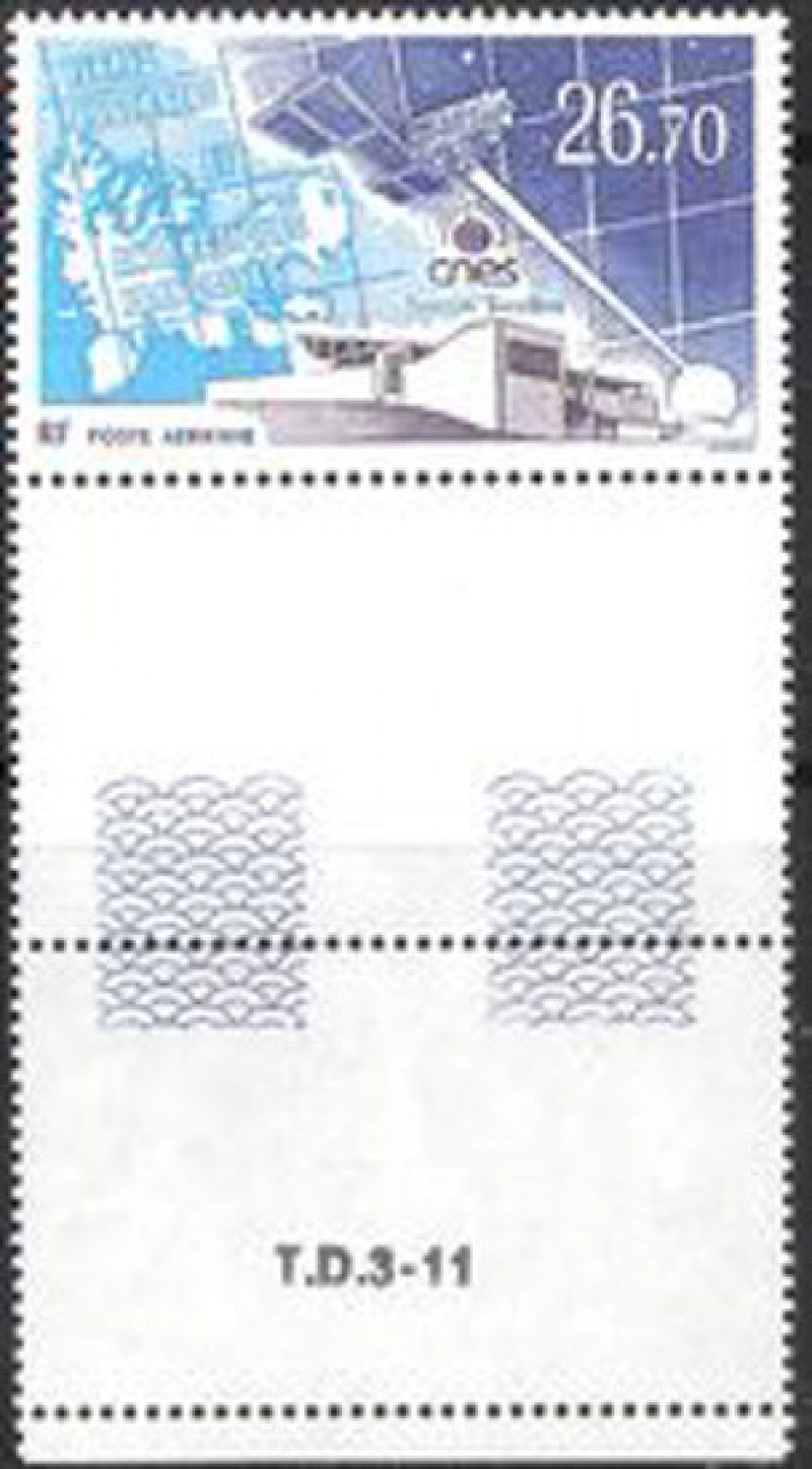 Почтовая марка Французские территории в Антарктике. Михель № 326