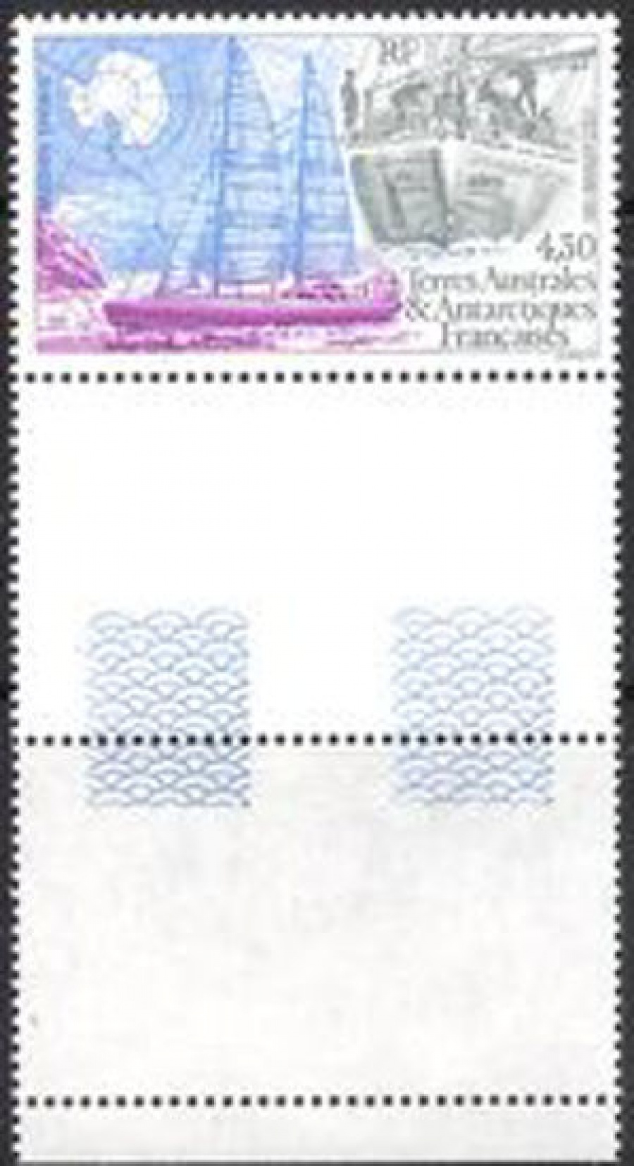 Почтовая марка Французские территории в Антарктике. Михель № 336