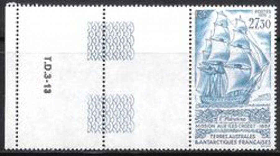 Почтовая марка Французские территории в Антарктике. Михель № 339