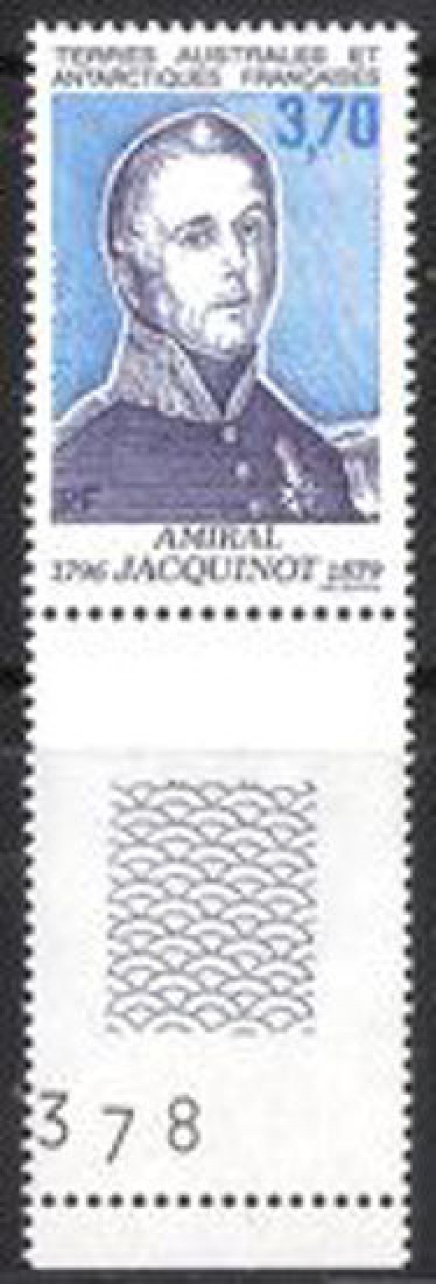 Почтовая марка Французские территории в Антарктике. Михель № 346