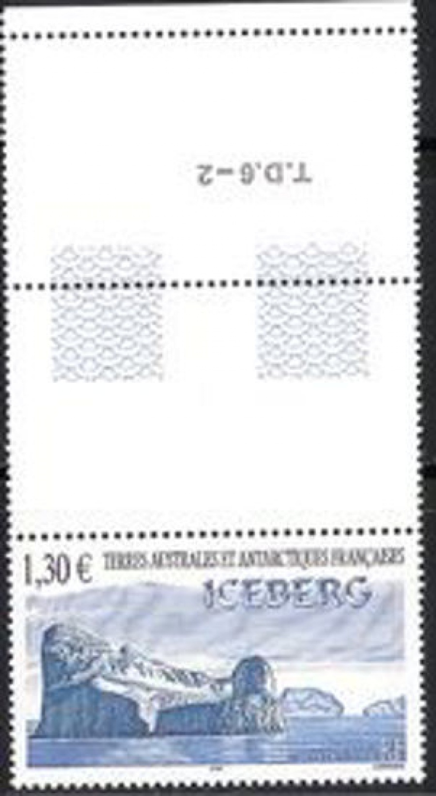 Почтовая марка Французские территории в Антарктике. Михель № 542