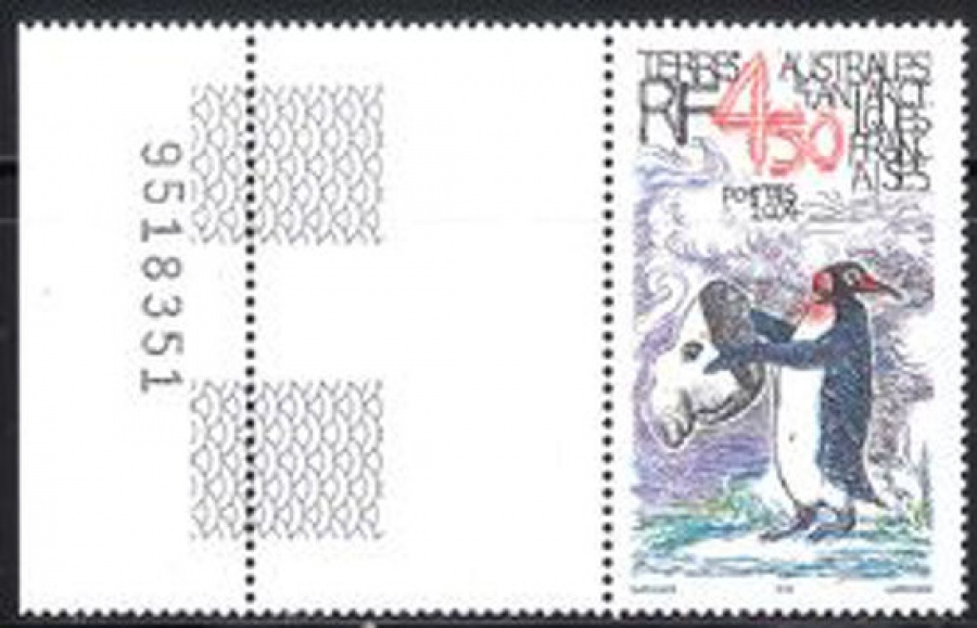 Почтовая марка Французские территории в Антарктике. Михель № 555