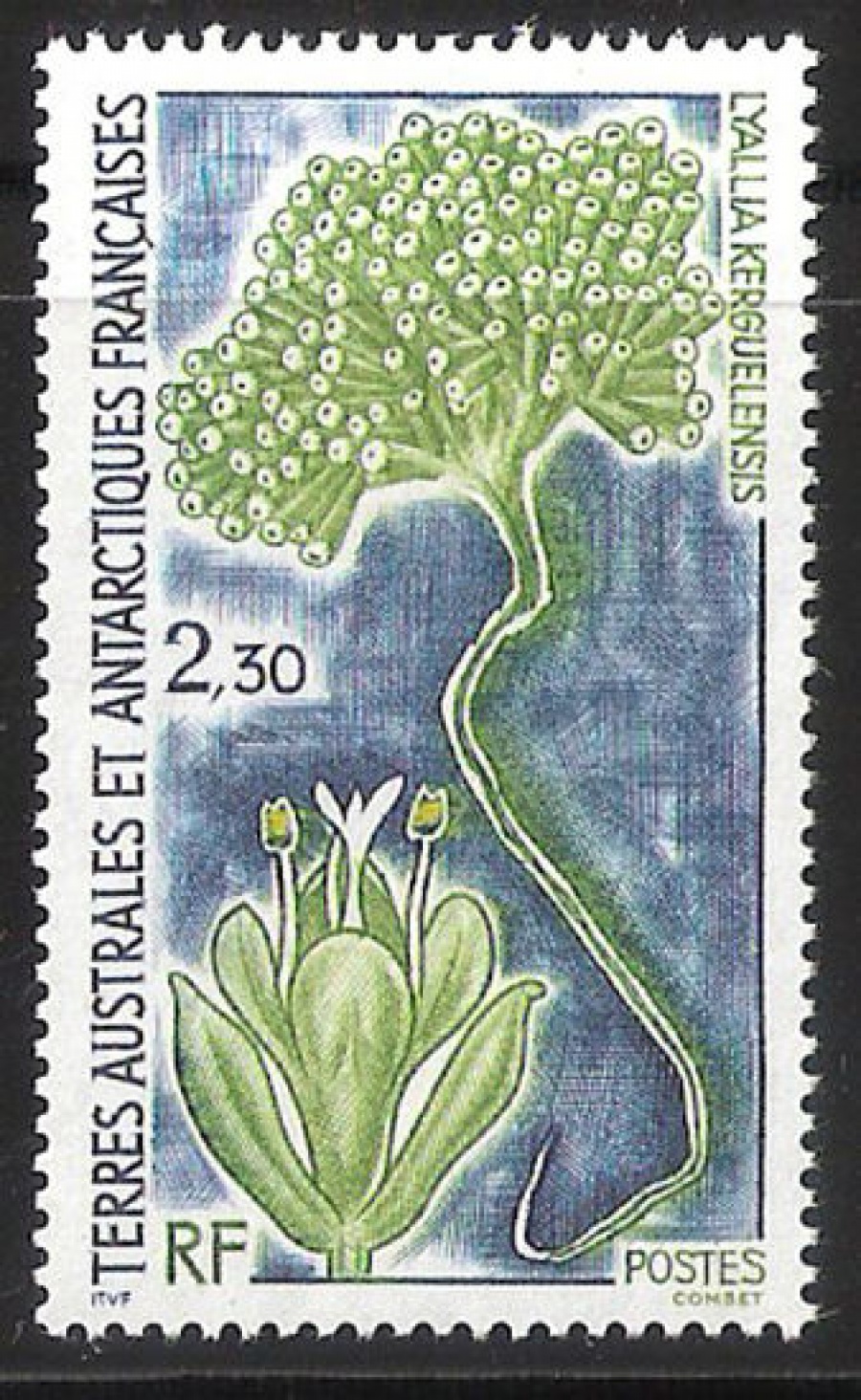 Почтовая марка Французские территории в Антарктике. Михель № 302
