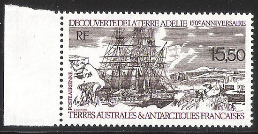 Почтовая марка Французские территории в Антарктике. Михель № 267