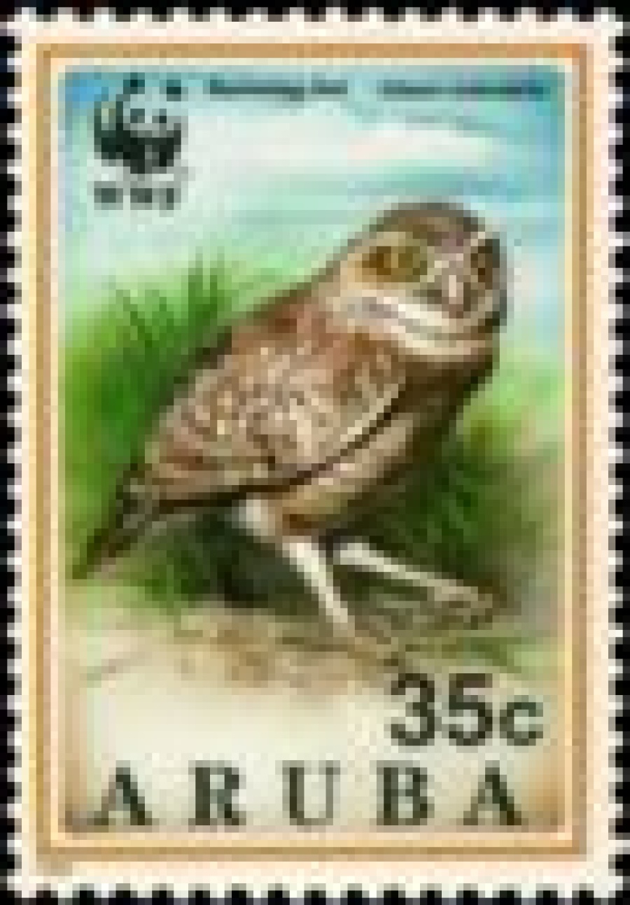 Почтовая марка Фауна Аруба Михель №134-137