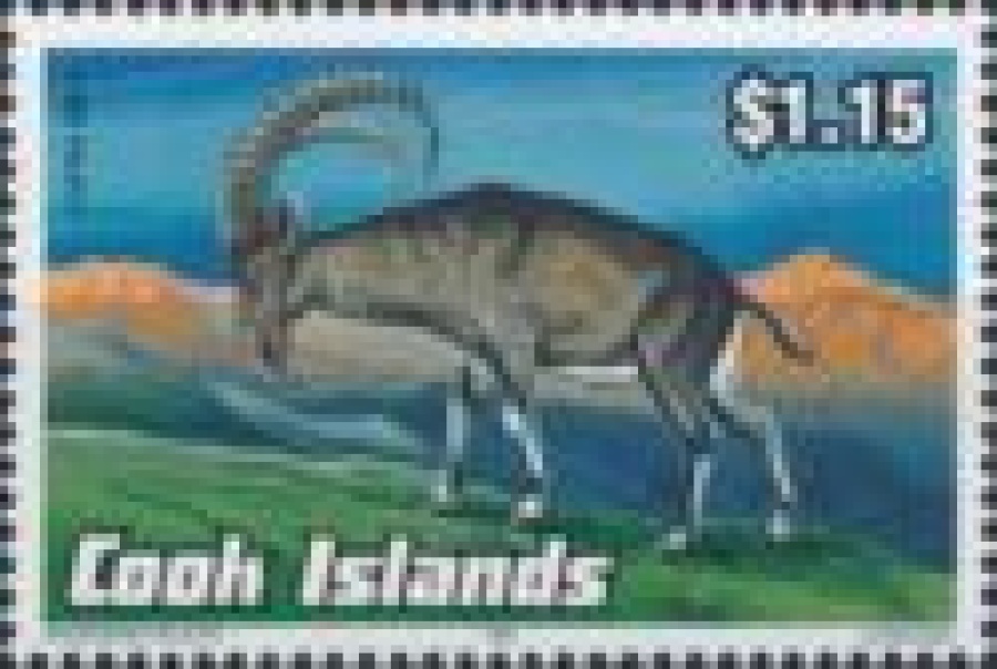 Почтовая марка Фауна Остров Кука Михель № 1370-1375