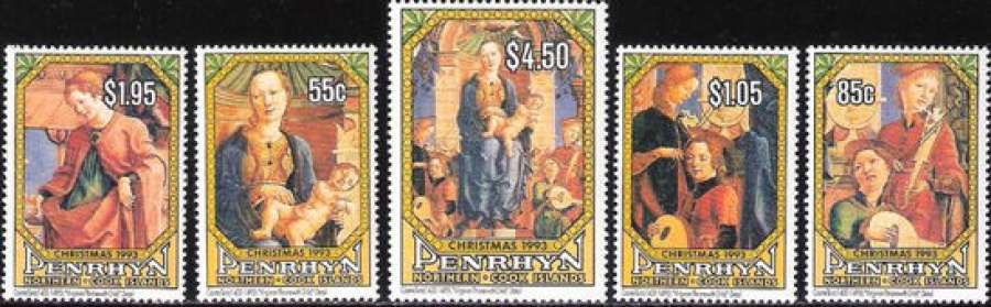 Почтовая марка Живопись. Пенрин . Михель № 554-558