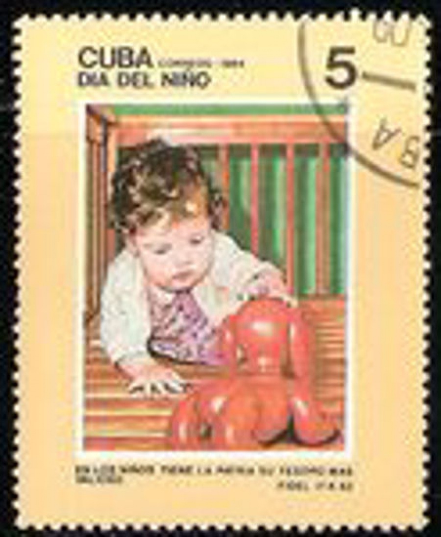 Почтовая марка  с гашением. Живопись. Куба. Михель № 2867