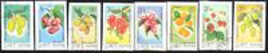 Почтовая марка  с гашением. Флора. Вьетнам. Михель № 1179-1186(В)