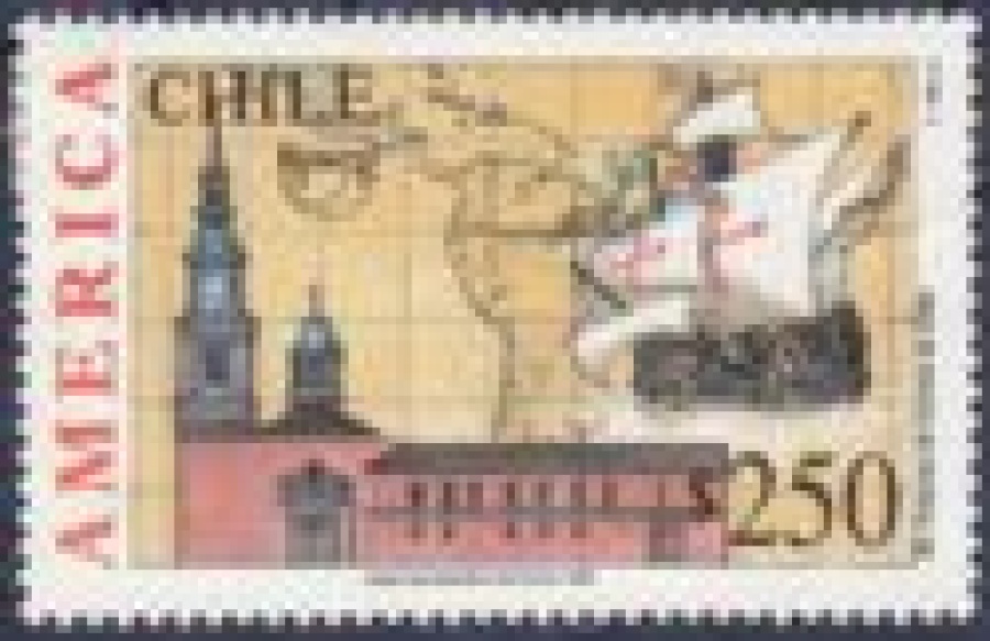 Почтовая марка Флот. Чили. Михель № 1528-1529