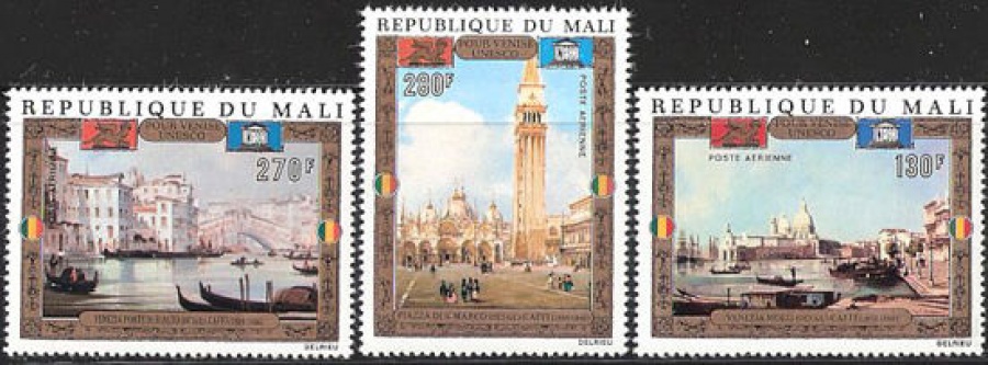 Почтовая марка Живопись. Мали. Михель № 311-313