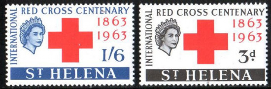 Почтовая марка Остров Святой Елены. Михель № 161-162