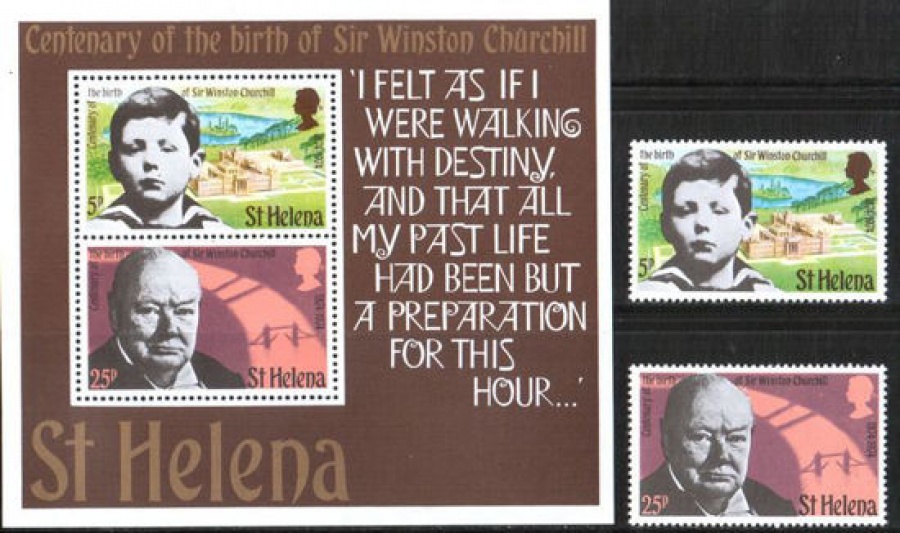 Почтовая марка Остров Святой Елены. Михель № 272-273, Блок 2