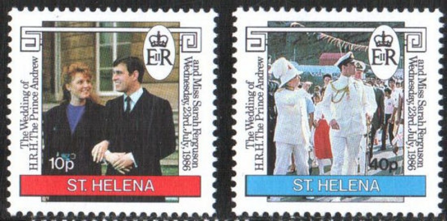 Почтовая марка Остров Святой Елены. Михель № 450-451