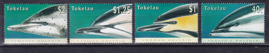 Почтовая марка Фауна. Острова Токелау Михель № 234-237