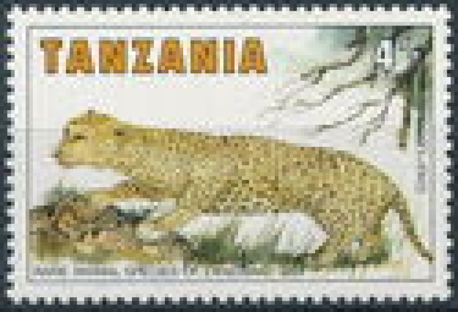 Почтовая марка Фауна Танзания Михель №258-261, бл.41