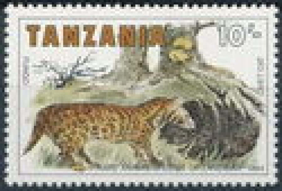 Почтовая марка Фауна Танзания Михель №258-261, бл.41