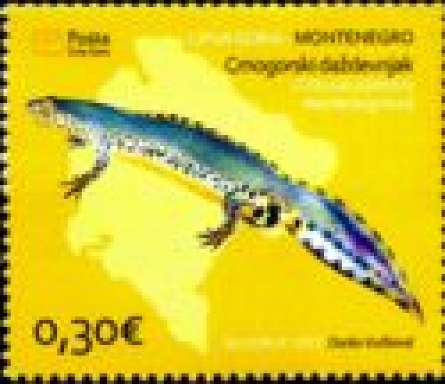 Почтовая марка Фауна. Черногория. Михель № 260-263