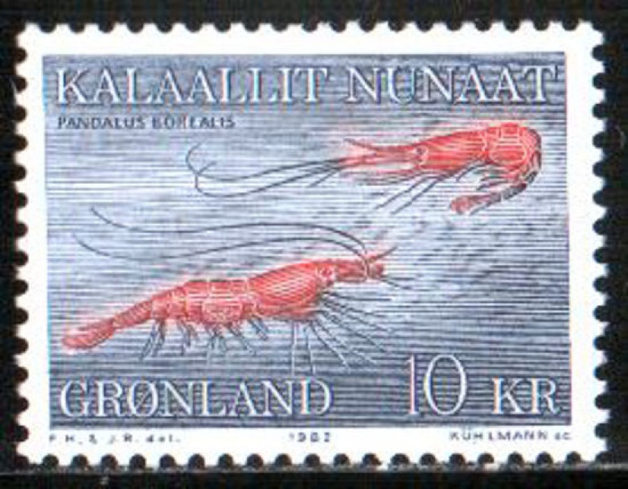 Почтовая марка Фауна. Дания-Гренландия. Михель № 133
