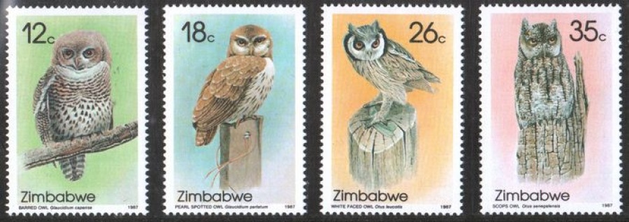 Почтовая марка Фауна. Зимбабве Михель № 360-363