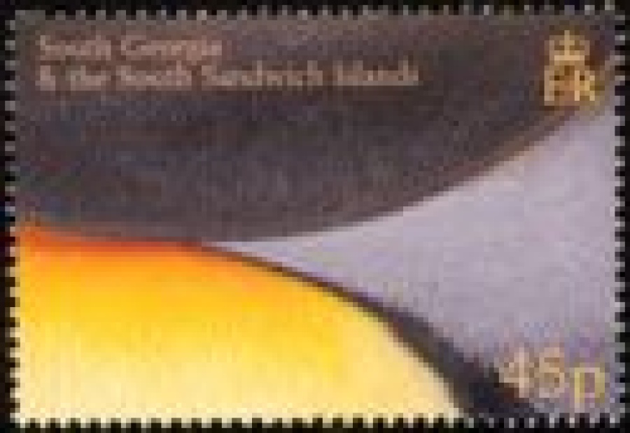 Почтовая марка Фауна Южная Георгия Михель № 411-416