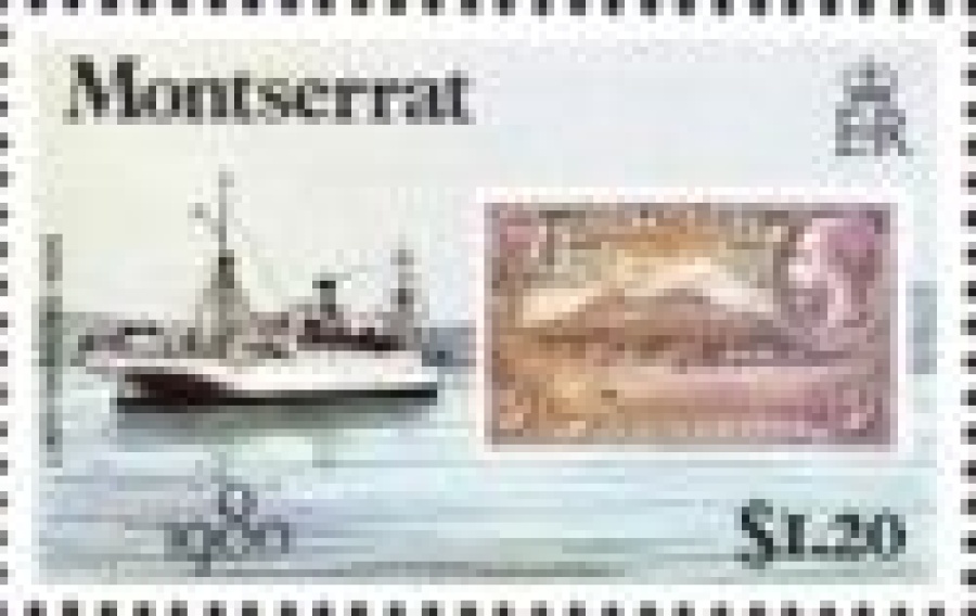 Почтовая марка Флот Монтсеррат Михель № 417-422, бл.22