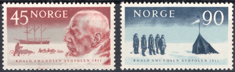 Почтовая марка Антарктика Норвегия Михель №462-463