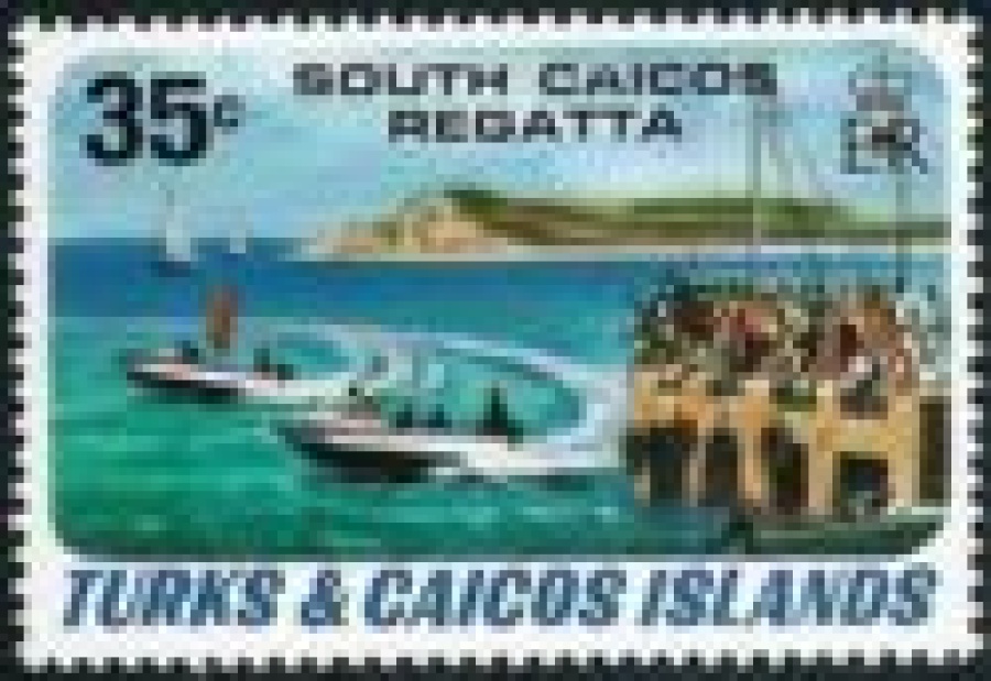 Почтовая марка Флот Острова Теркс и Кайкос Михель № 513-516, бл.26