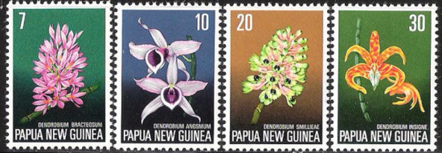 Почтовая марка Флора. Папуа-Новая Гвинея. Михель № 275-278