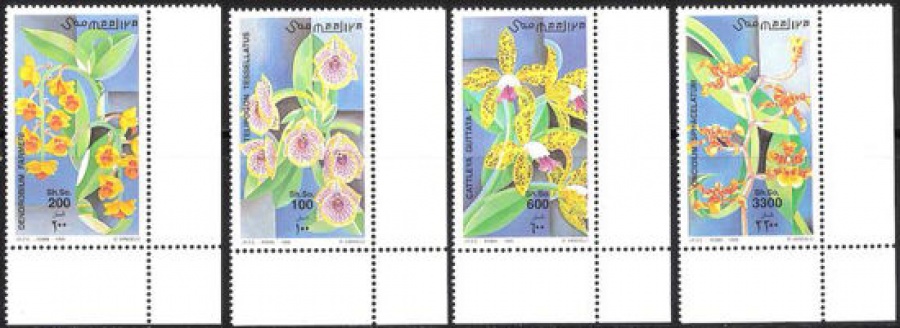 Почтовая марка Флора. Сомали. Михель № 735-738