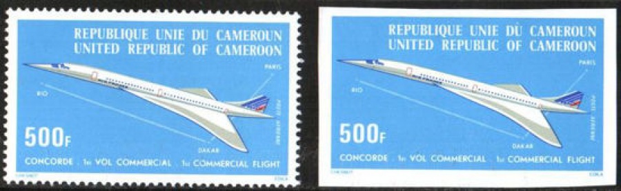 Почтовая марка Авиация 1. Камерун. Михель № 818
