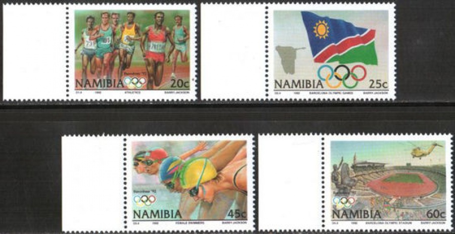 Почтовая марка Спорт. Намибия. Михель № 727-730