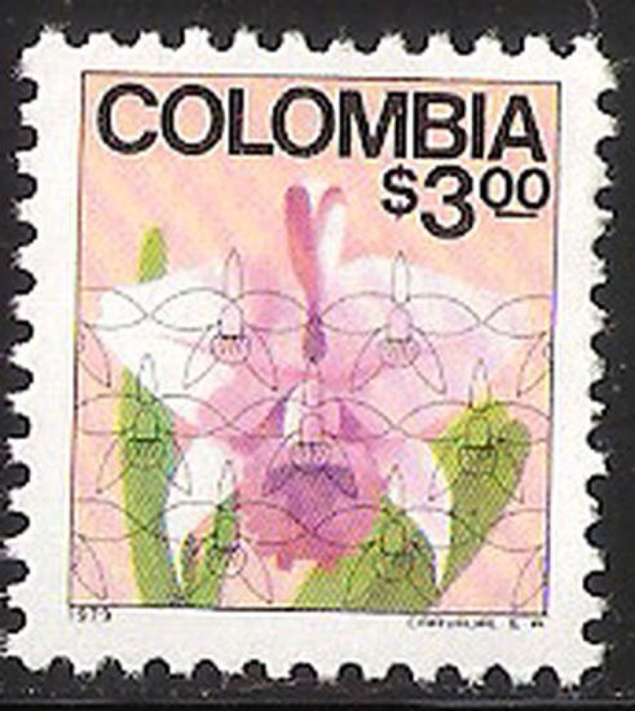 Почтовая марка Флора. Колумбия. Михель № 1387